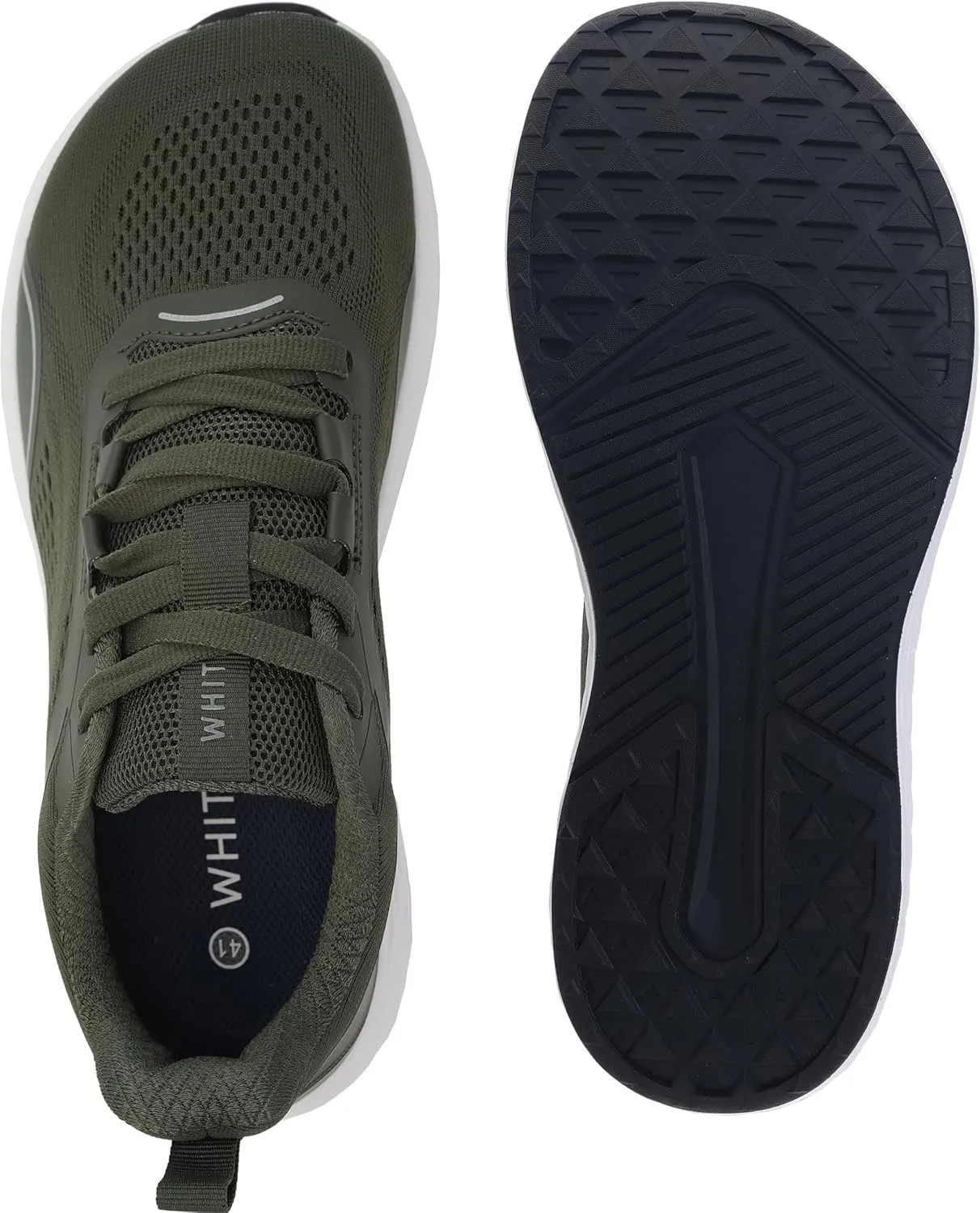 WHITIN Men's Zero Drop Running Shoes   Wide Toe Box
