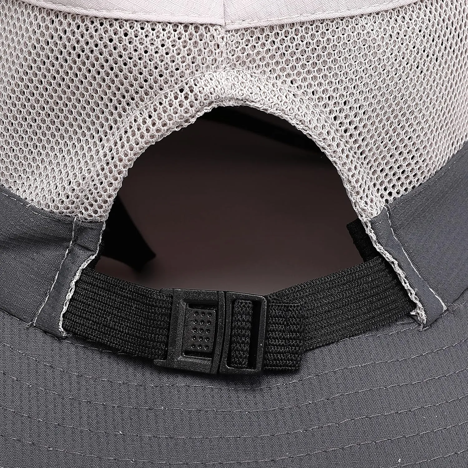 Womens Summer Sun Hat Beach Hat Wide Brim Outdoor UV Protection Hat Foldable Cool Mesh Ponytail Bucket Hat