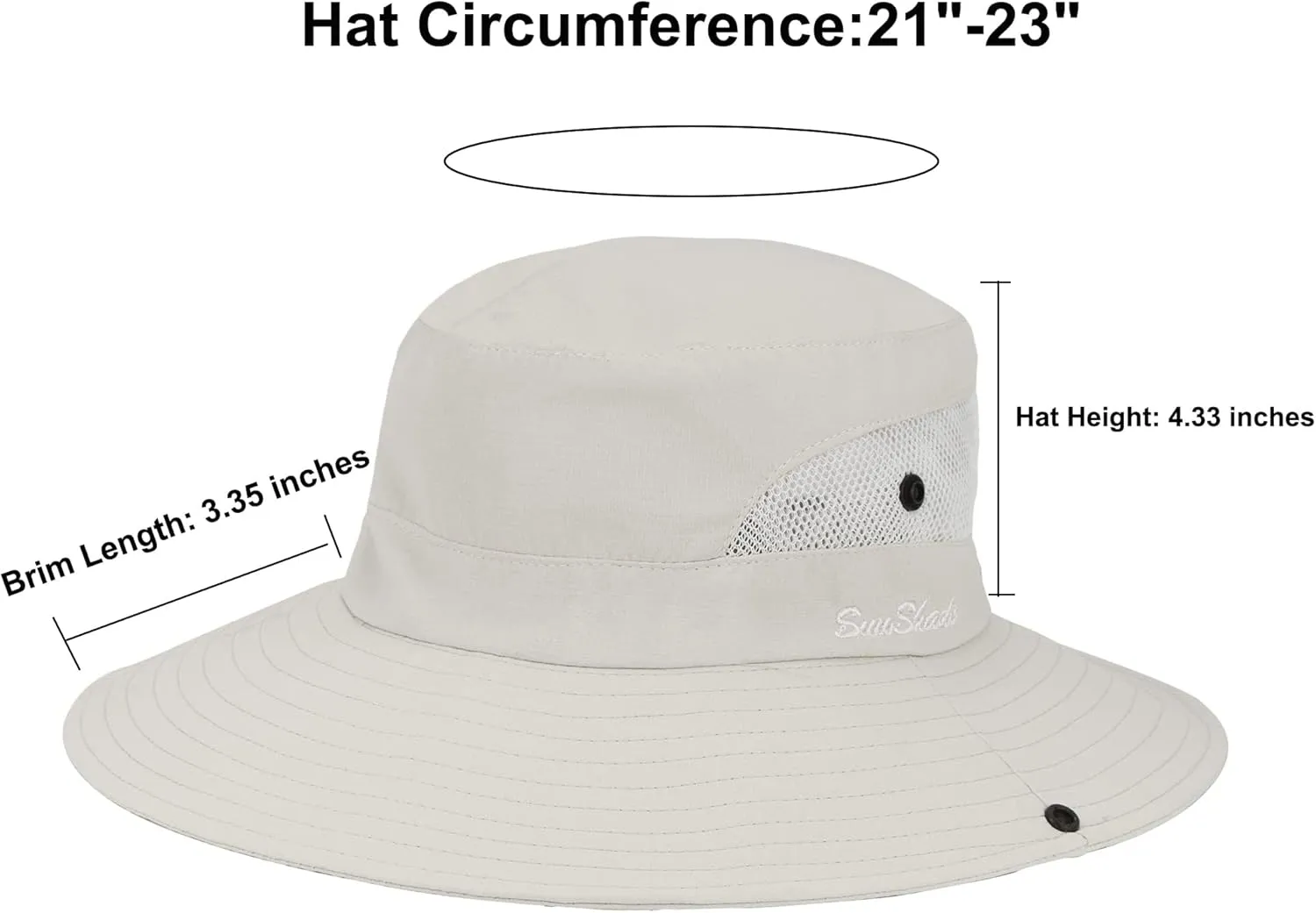 Women's Summer Sun-Hat Ponytail - Outdoor UV-Protection Mesh Wide Brim Foldable Hat with Ponytail Hole